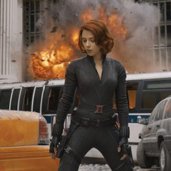 Scarlett Johansson es Viuda Negra en la película 'Los Vengadores'