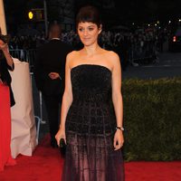 Marion Cotillard en la alfombra roja de la Gala del MET 2012