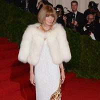 Anna Wintour en la alfombra roja de la Gala del MET 2012