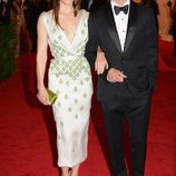 Jessica Biel y Justin Timberlake en la alfombra roja de la Gala del MET 2012