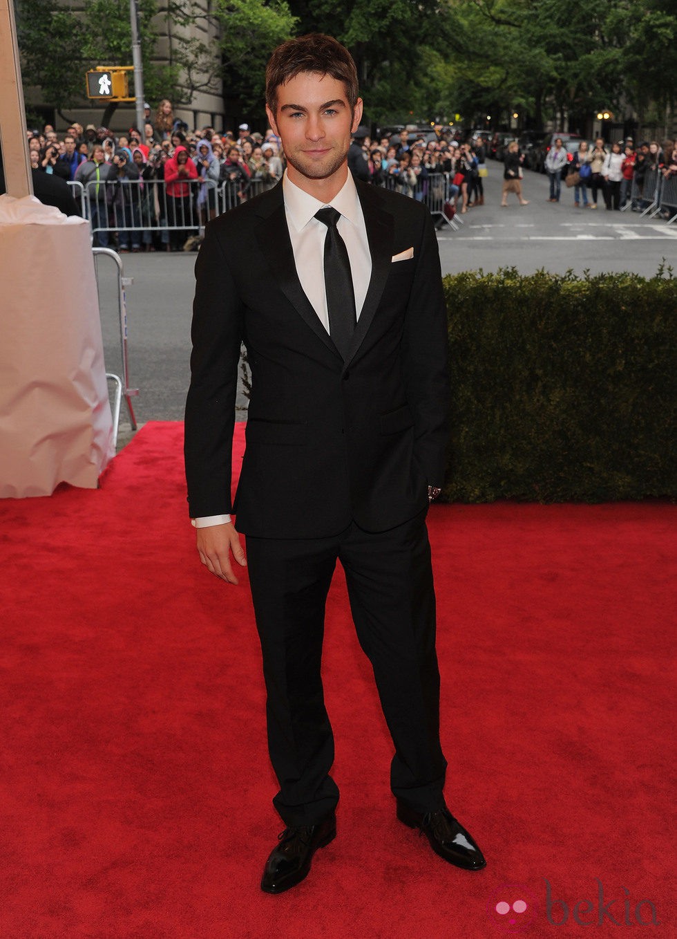 Chace Crawford en la alfombra roja de la Gala del MET 2012