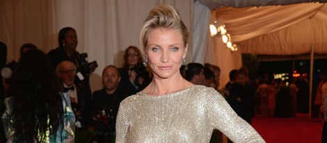 Cameron Diaz en la alfombra roja de la Gala del MET 2012