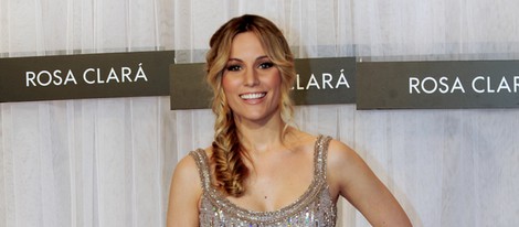 Edurne en la fiesta organizada por Rosa Clará en Barcelona