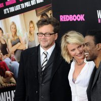 Kirk Jones, Cameron Diaz y Chris Rock en el estreno de '¿Qué esperar cuando estás esperando?'