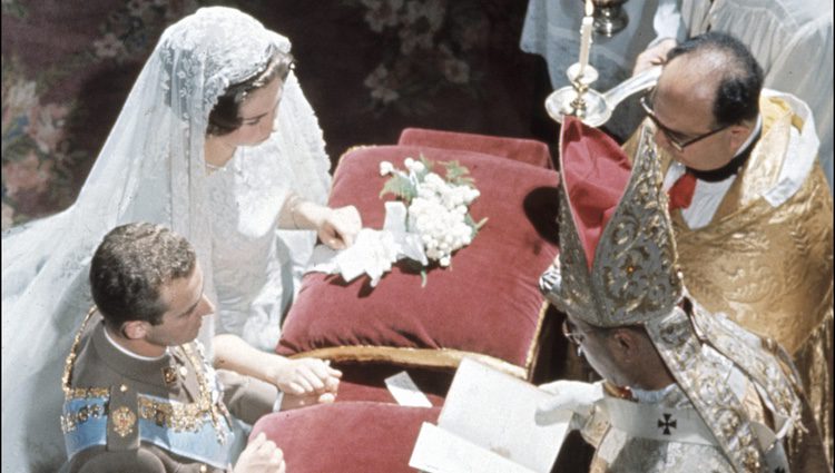 Boda de los Reyes Juan Carlos y Sofía en Atenas en 1962