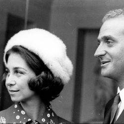 Don Juan Carlos y Doña Sofía en los primeros años de su matrimonio