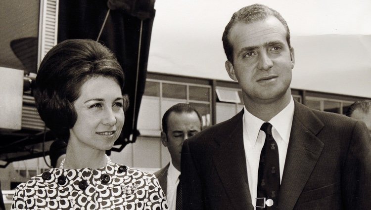 Don Juan Carlos y Doña Sofía en los años setenta