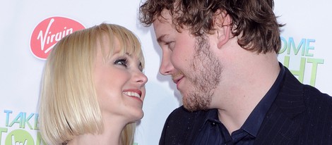 Anna Faris y Chris Pratt muy enamorados