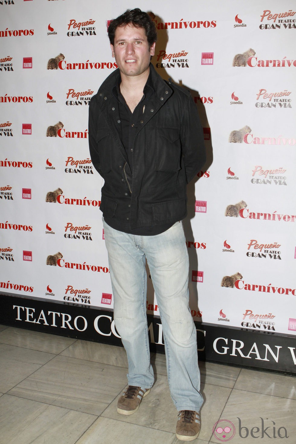 Antonio Zabálburu en el estreno de 'Carnívoros'