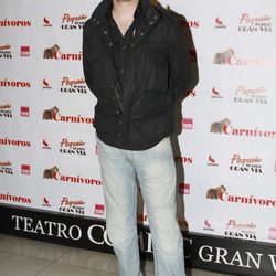 Antonio Zabálburu en el estreno de 'Carnívoros'