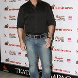 Raúl Olivo en el estreno de 'Carnívoros'