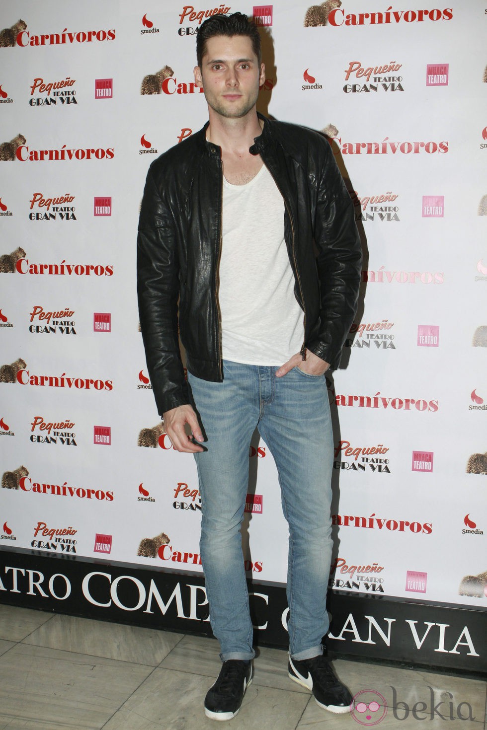 Sergio Mur en el estreno de 'Carnívoros'