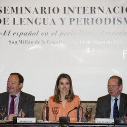 Doña Letizia en el VII Seminario Internacional de Lengua y Periodismo