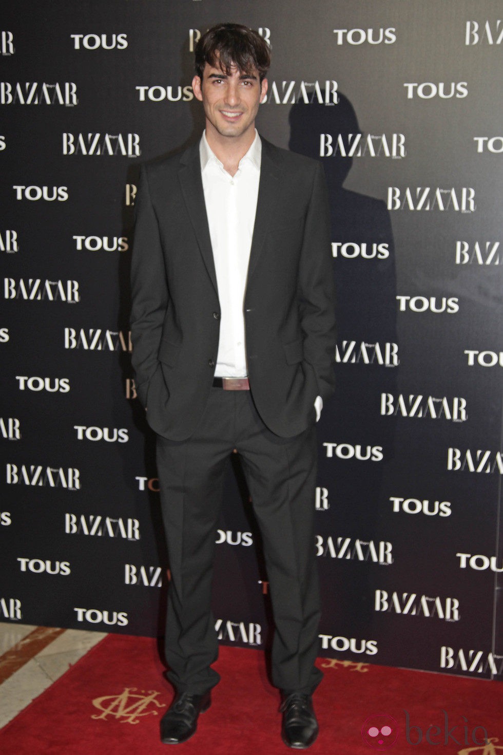 Israel Rodríguez en la fiesta organizada por Tous y Harper's Bazaar