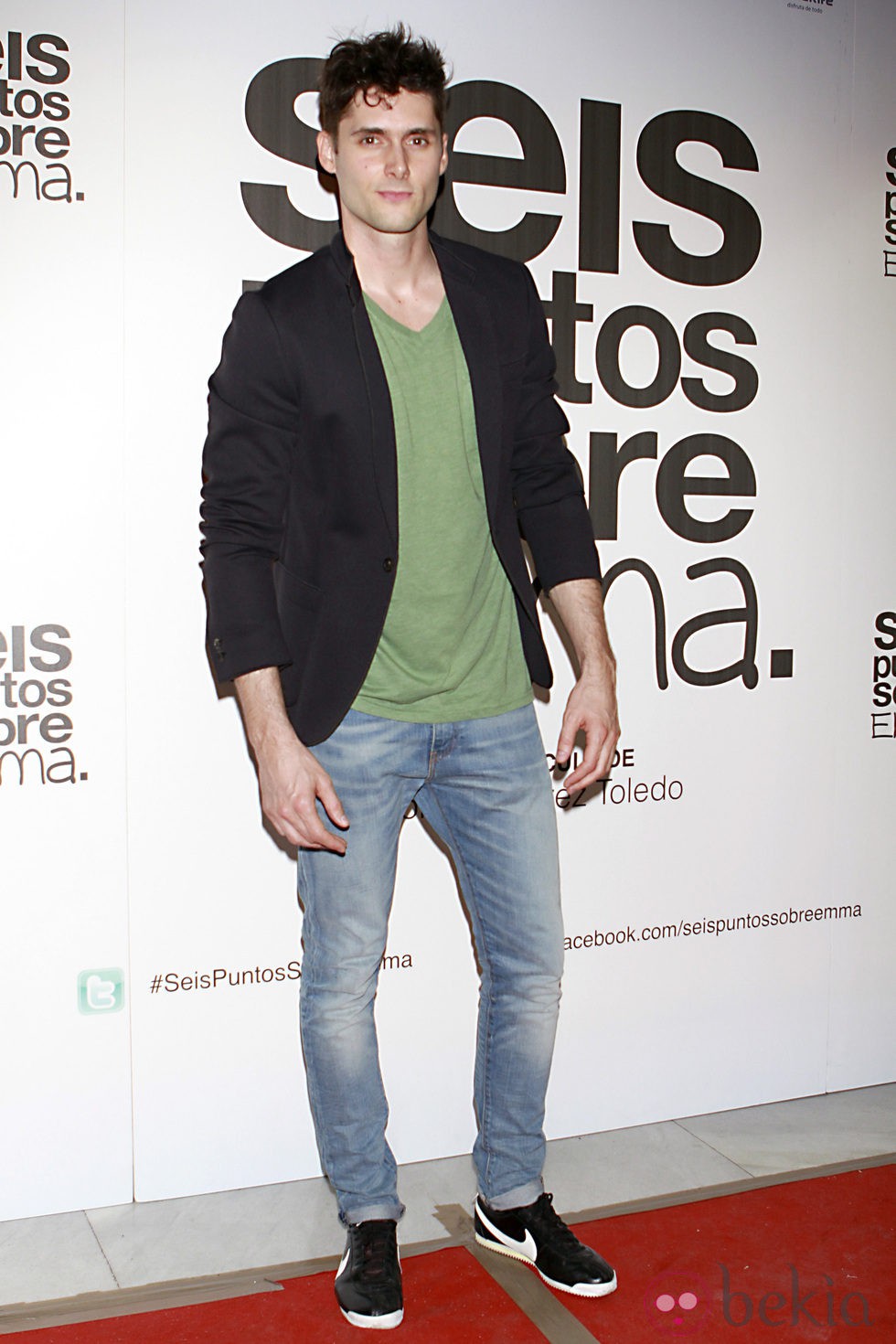 Sergio Mur en el estreno de 'Seis puntos sobre Emma'