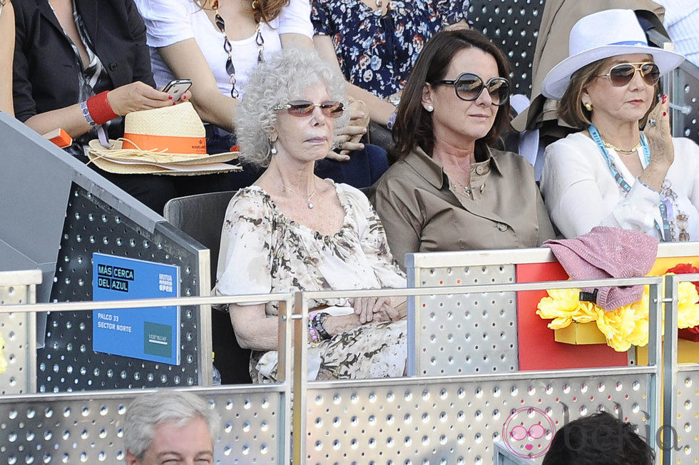 La Duquesa de Alba en el Masters de Tenis de Madrid