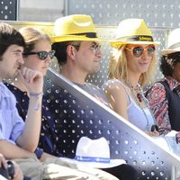 Susana Griso en el Masters de Tenis de Madrid