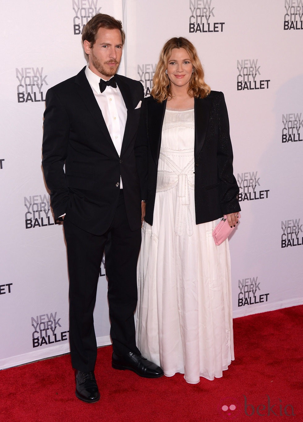 Drew Barrymore y Will Kopelman en la Gala de Primavera del Ballet de Nueva York