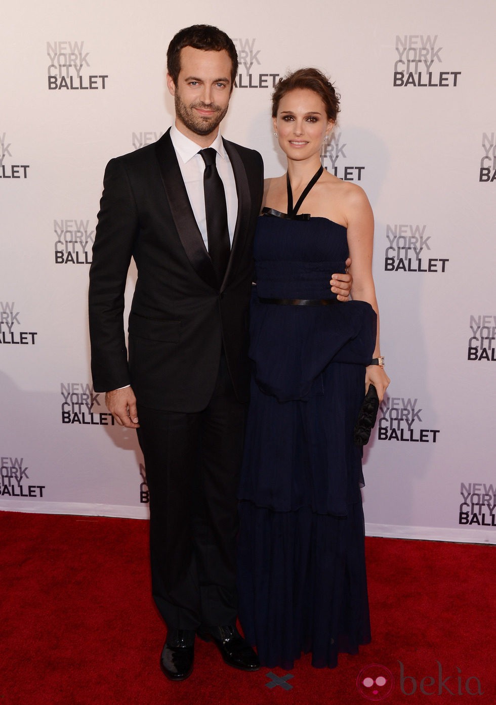 Natalie Portman y Benjamin Millepied en la Gala de Primavera del Ballet de Nueva York