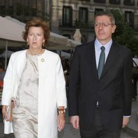 Alberto Ruiz Gallardón en el estreno de la ópera 'Cyrano de Bergerac'