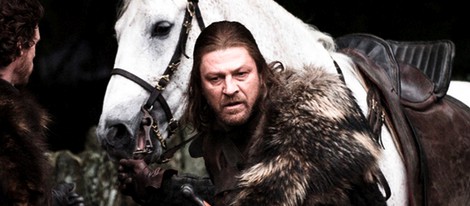 Sean Bean interpretando a Stark durante una de las escenas de la serie 'Juego de Tronos'