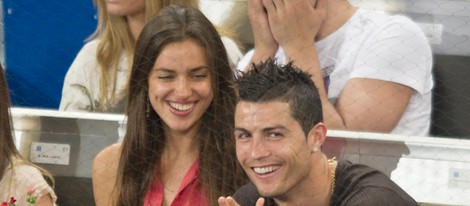 Irina Shayk y Cristiano Ronaldo en el Masters 1000 de Madrid 2012