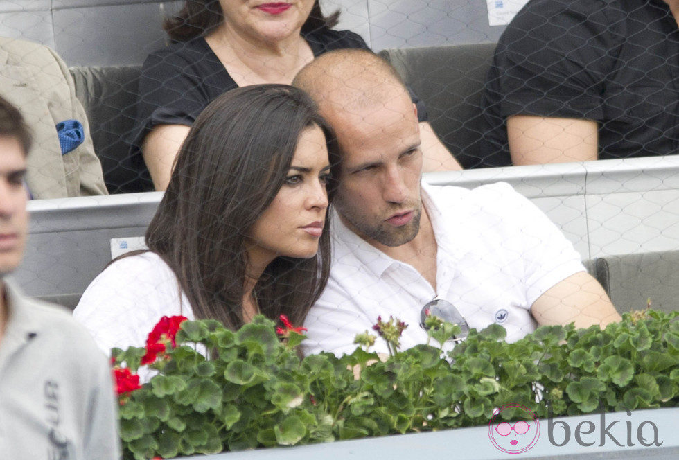 Gonzalo Miró y su novia en el Masters 1000 de Madrid 2012