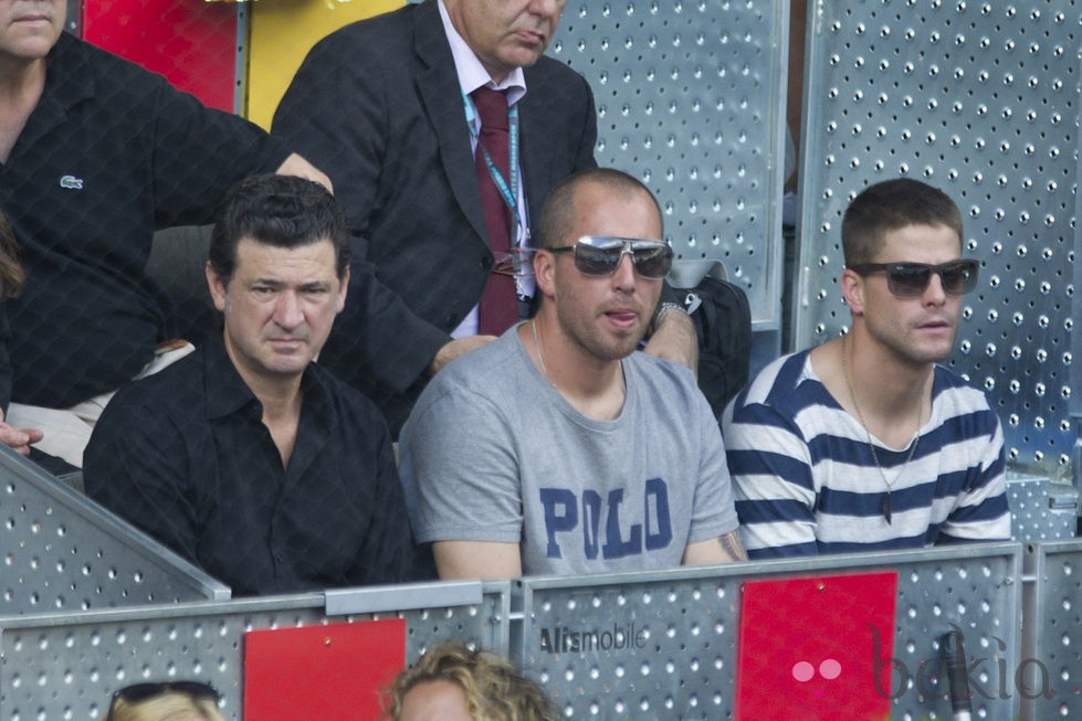 Luis Fernández en la final del Masters de Tenis de Madrid 2012