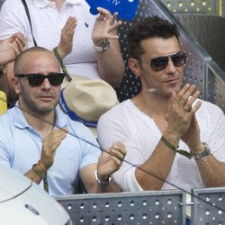 Jesús Vázquez y Roberto Cortés en la final del Masters de Tenis de Madrid 2012