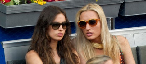 Irina Shayk en la final del Masters de Tenis de Madrid 2012