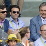 Enrique Ponce en la final del Masters de Tenis de Madrid 2012