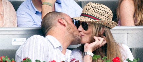 Amaia Montero con su novio en la final del Masters de Tenis de Madrid 2012