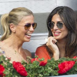 Nuria Roca y Patricia Cerezo en la final del Masters de Tenis de Madrid 2012