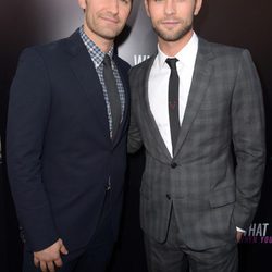 Chace Crawford y Matthew Morrison en el estreno de '¿Qué esperar cuando estás esperando?' en Los Angeles