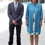 Alejandro Amenábar y Ana Botella en la entrega de las Medallas de Oro de Madrid 2012