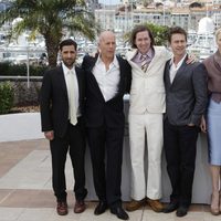 Actores y director de la película 'Moonrise Kingdom' en el Festival de Cannes 2012