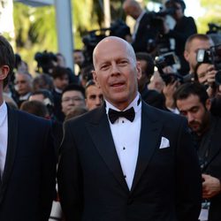 Bruce Willis en la apertura del Festival de Cannes 2012