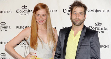 María Castro y Leandro Rivera en la presentación del documental 'Marea Blanca'