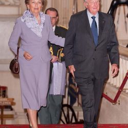 Los Reyes de Bélgica en Windsor