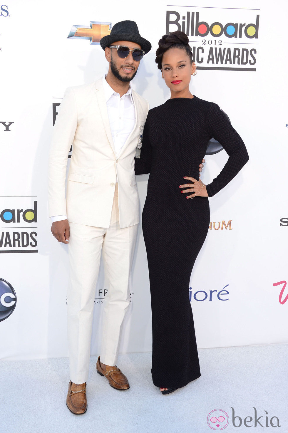 Alicia Keys y Swizz Beatz en los Billboard 2012