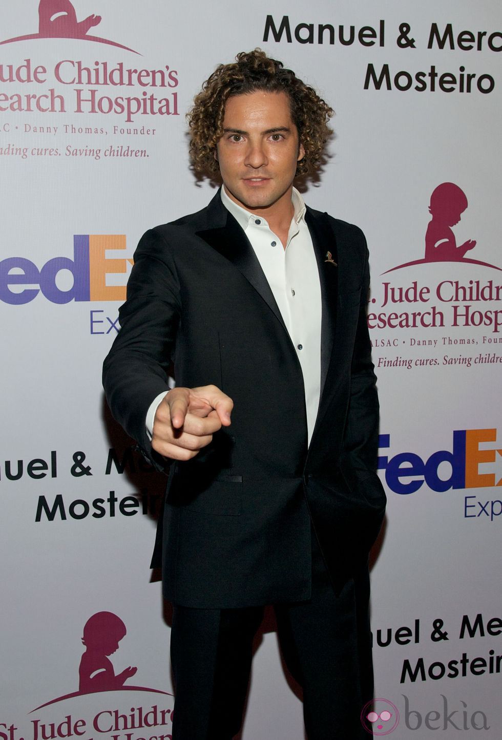 David Bisbal en la gala benéfica del Hospital St. Jude 2012