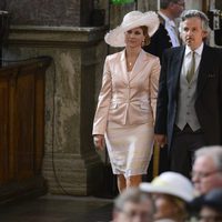 Marta Luisa de Noruega y Ari Behn en el bautizo de Estela de Suecia