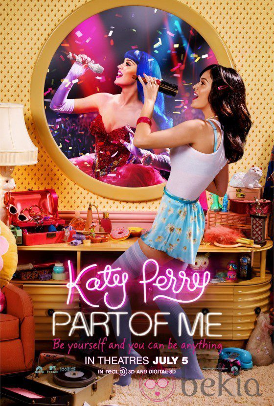 Cartel oficial de la película 'Katy Perry: Part Of Me'