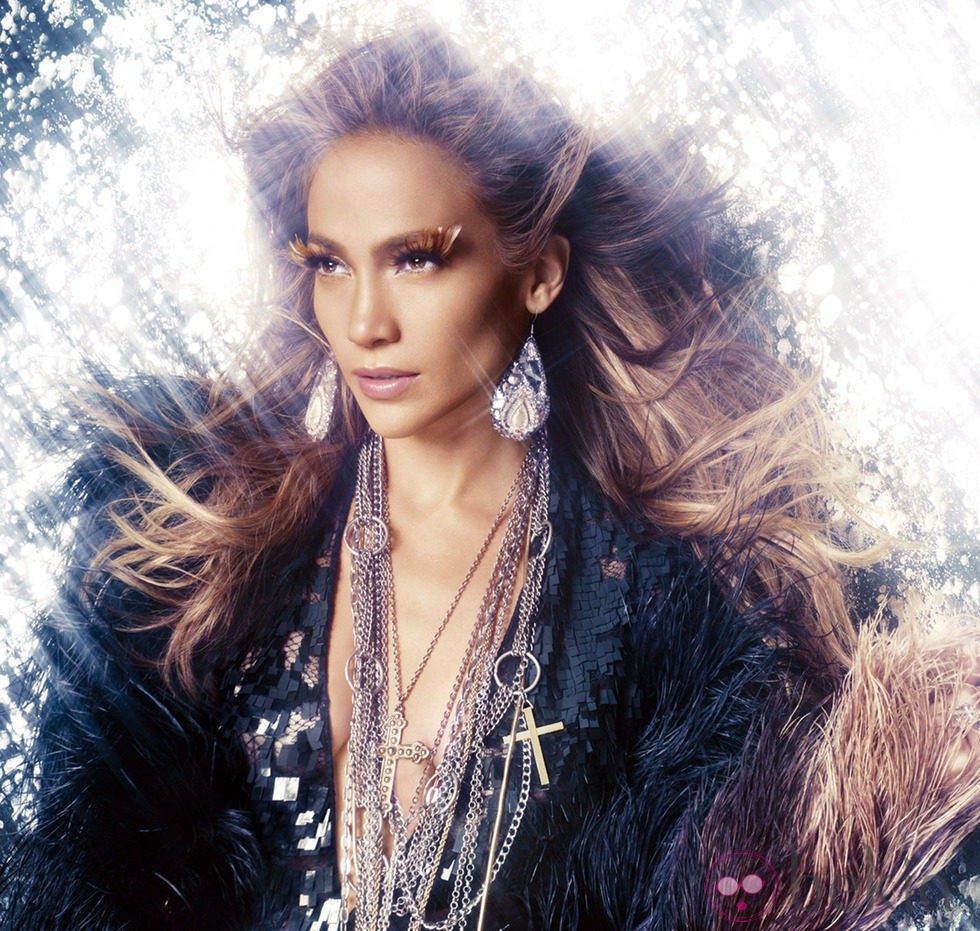 Jennifer Lopez en la sesión de fotos de su disco 'Love?'