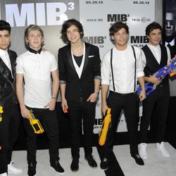 El grupo One Direction en la premiere de 'Men In Black 3' en Nueva York