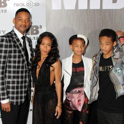 La familia al completo de Will Smith en la premiere de 'Men In black 3' en Nueva York