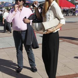 Laura Sánchez en una corrida de toros de San Isidro 2012