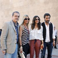 Ramón García, Patricia Cerezo, Nuria Roca y Juan del Val en los toros de San Isidro 2012