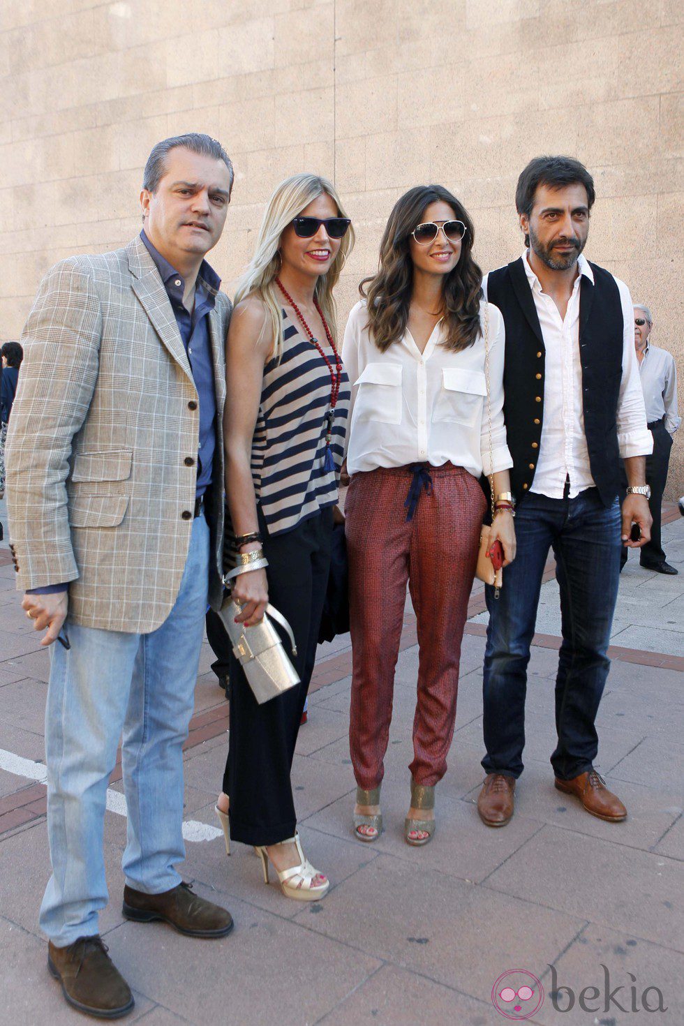 Ramón García, Patricia Cerezo, Nuria Roca y Juan del Val en los toros de San Isidro 2012