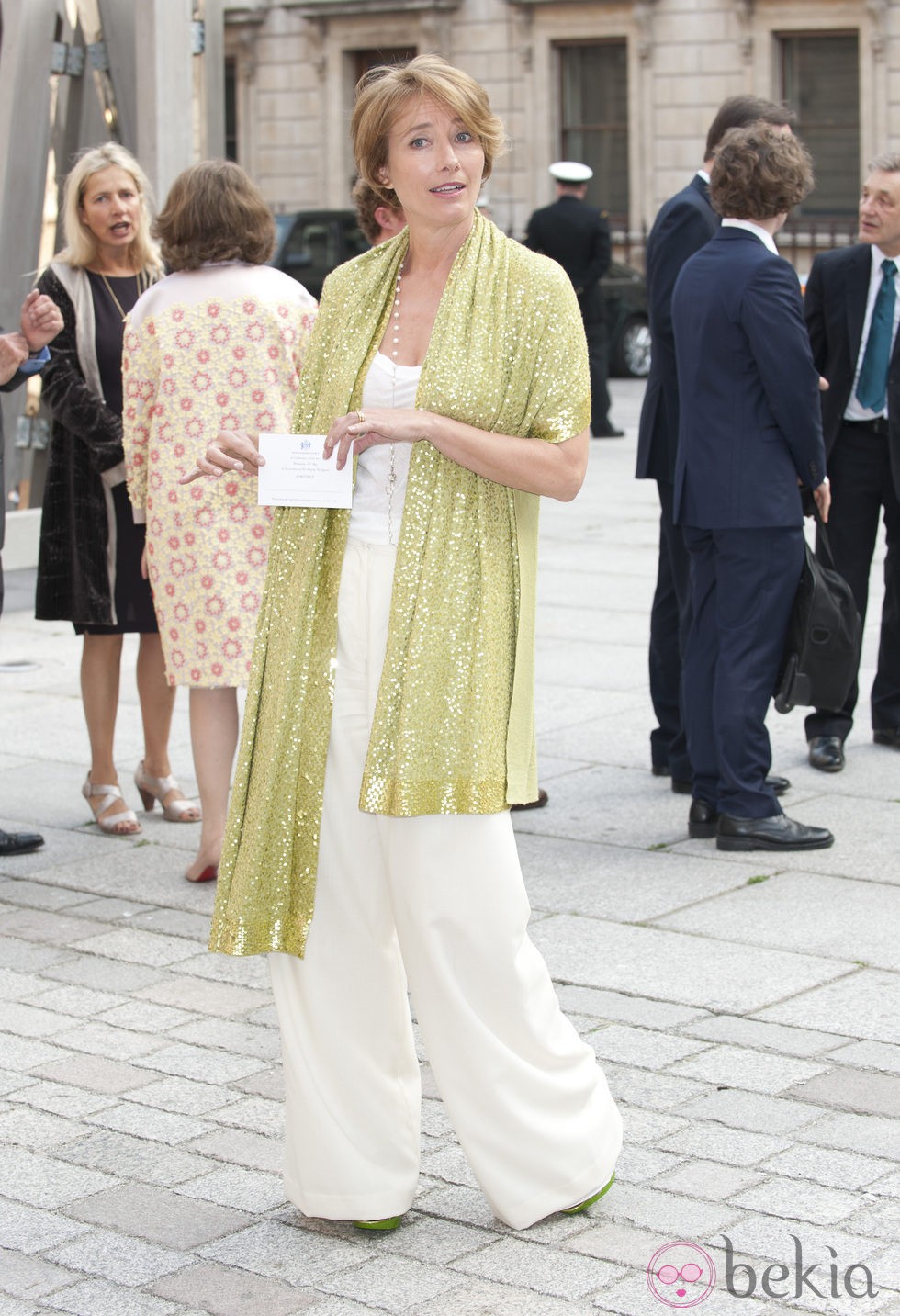 Emma Thompson en un homenaje a Isabel II en la Academia de las Artes